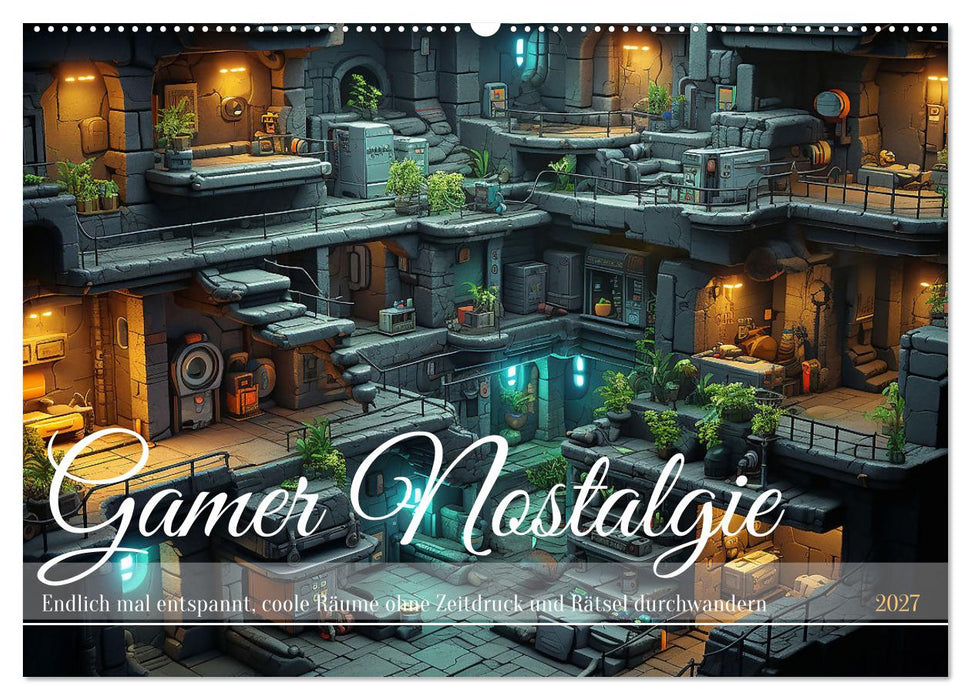 Gamer Nostalgie (CALVENDO Wandkalender 2027)