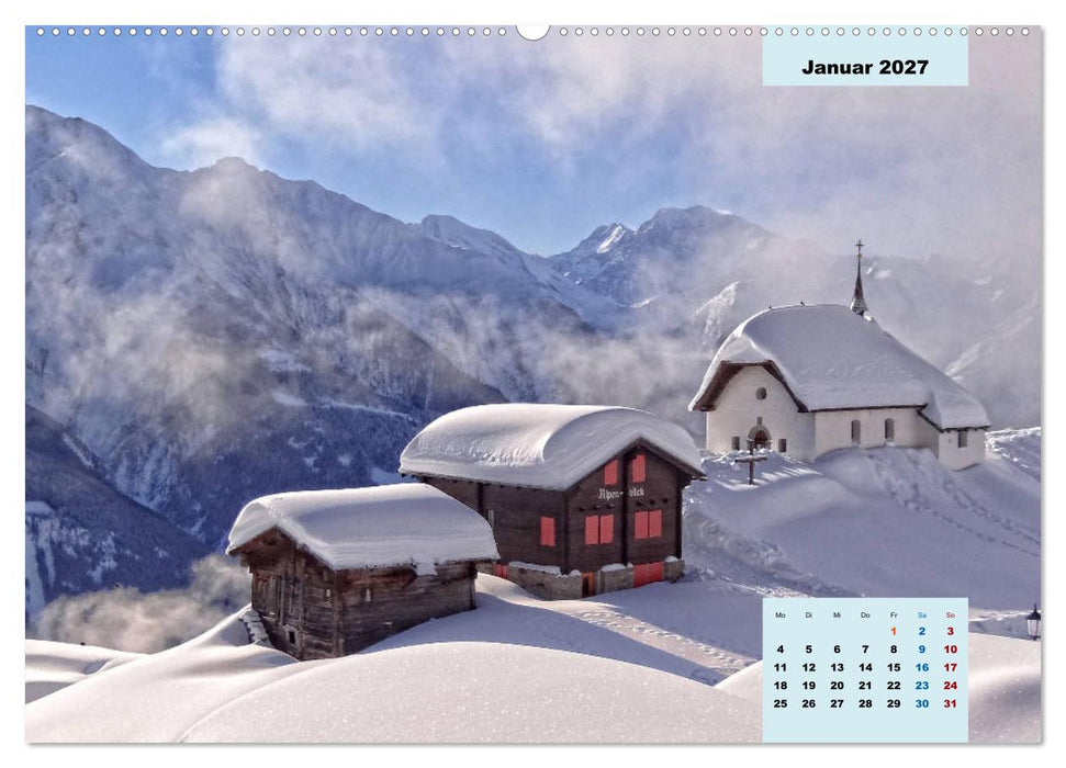 WANDERN über Stock und Stein in der Schweiz (CALVENDO Wandkalender 2027)