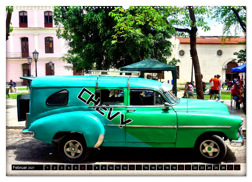 Kombi mit Biss - Als der Chevy Zähne zeigte (CALVENDO Premium Wandkalender 2027)