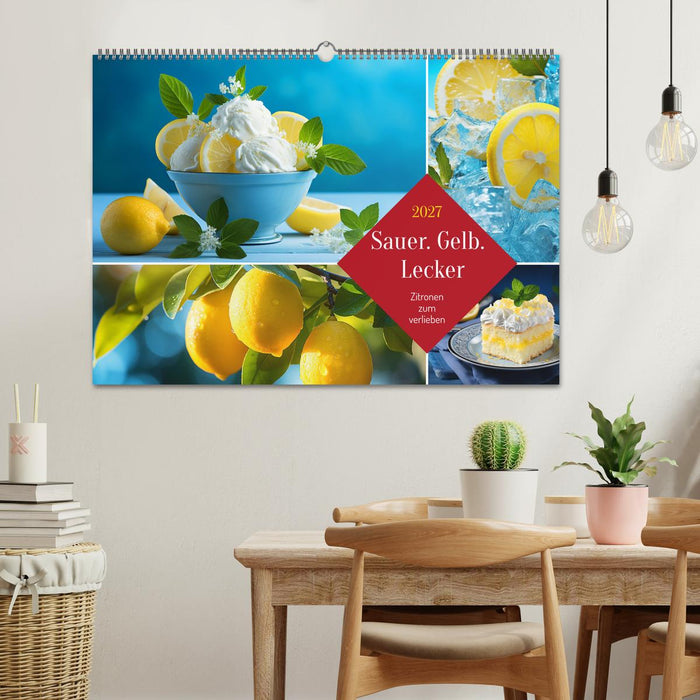 Sauer Gelb Lecker (CALVENDO Wandkalender 2027)