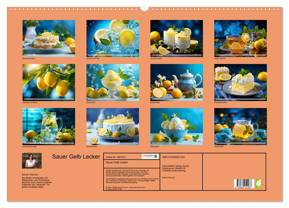 Sauer Gelb Lecker (CALVENDO Wandkalender 2027)