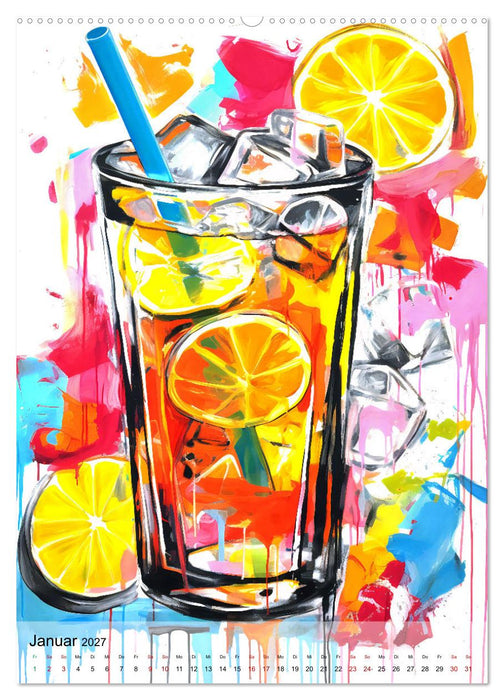 Abstrakte Cocktail-Palette! (CALVENDO Premium Wandkalender 2027)