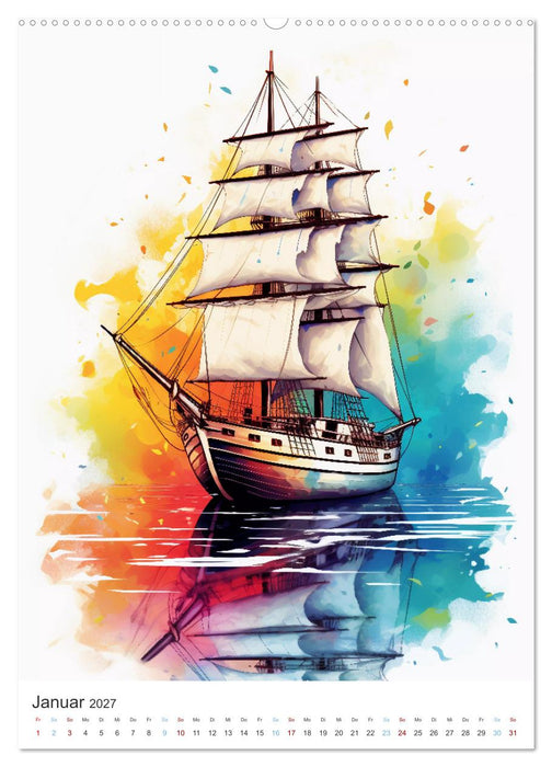 Segeln und Regatta (CALVENDO Wandkalender 2027)