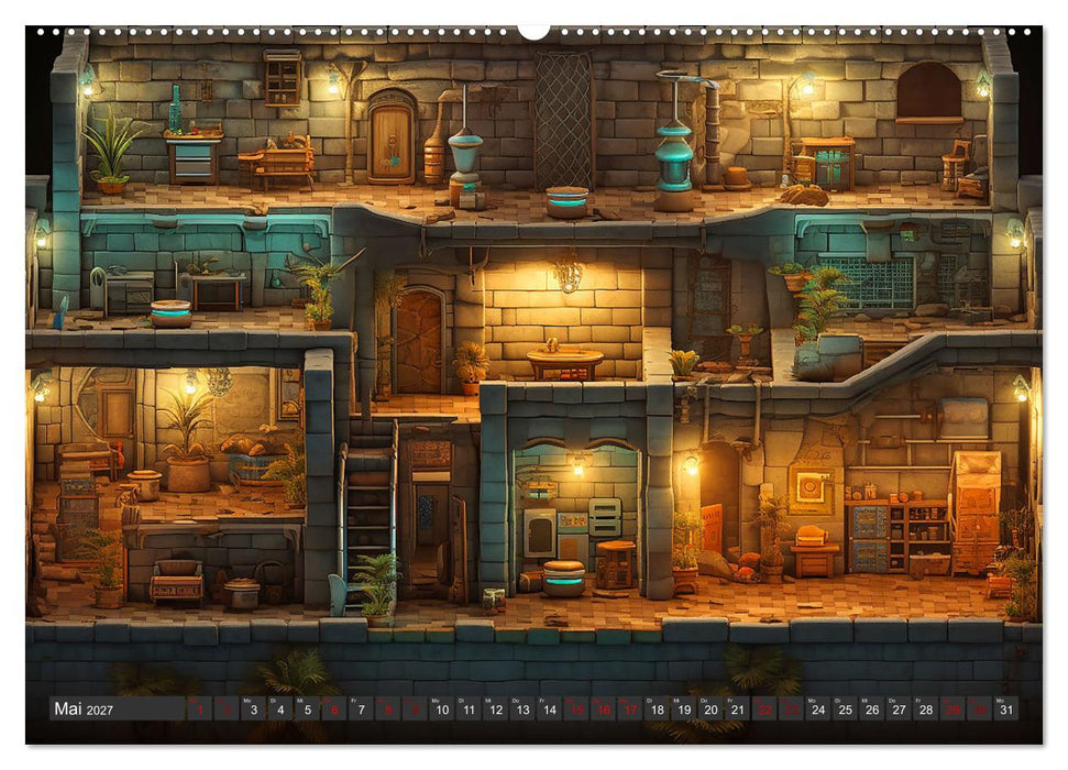 Gamer Nostalgie (CALVENDO Premium Wandkalender 2027)
