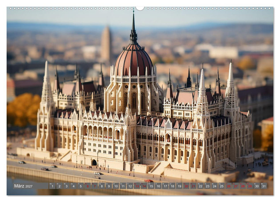 Urlaub in Miniatur (CALVENDO Premium Wandkalender 2027)