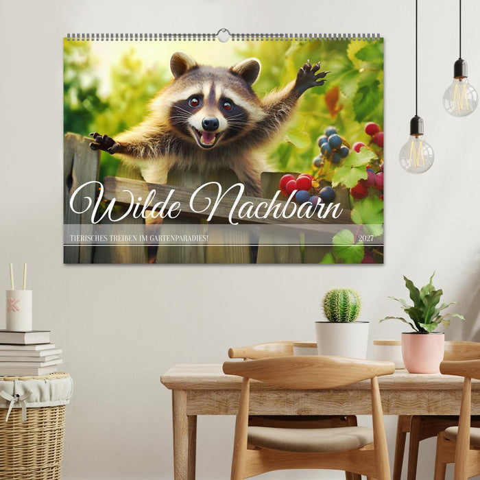 Wilde Nachbarn - Tierisches Treiben im Gartenparadies! (CALVENDO Wandkalender 2027)