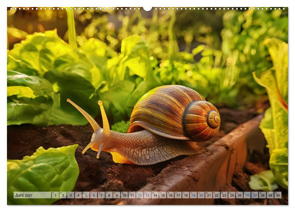 Wilde Nachbarn - Tierisches Treiben im Gartenparadies! (CALVENDO Wandkalender 2027)