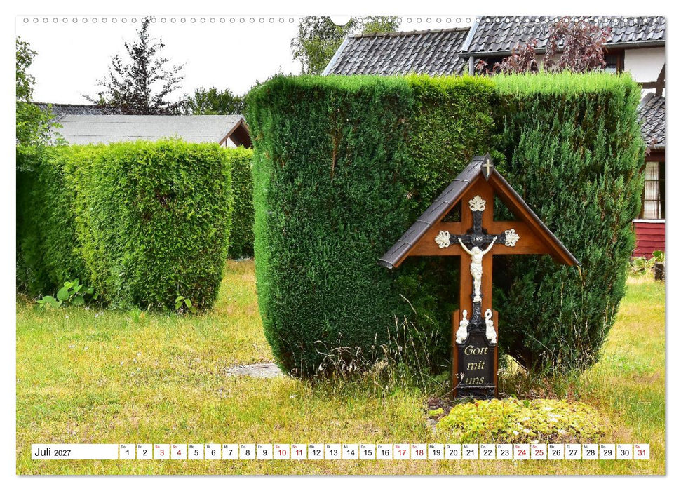 Kreuze und Kruzifixe rund um Simmerath in der Eifel (CALVENDO Premium Wandkalender 2027)