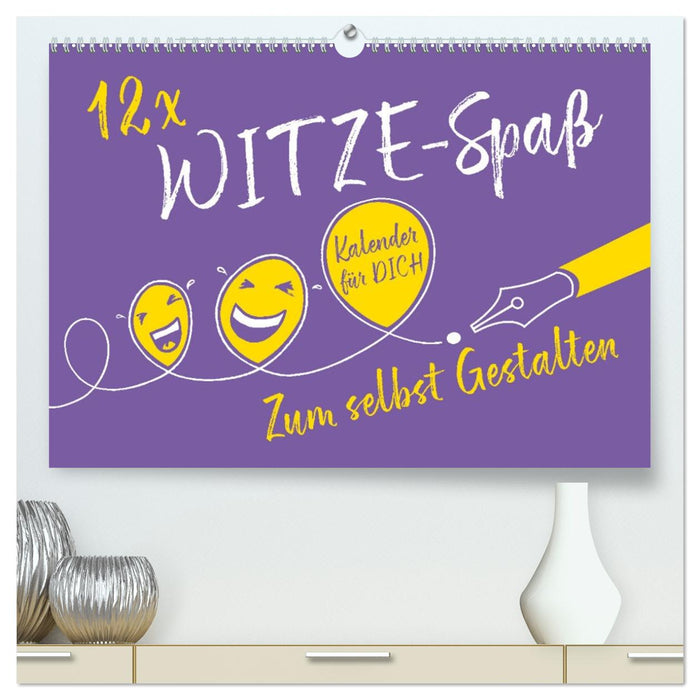 12 x WITZE-Spaß - Bastelkalender (CALVENDO Premium Wandkalender 2027)