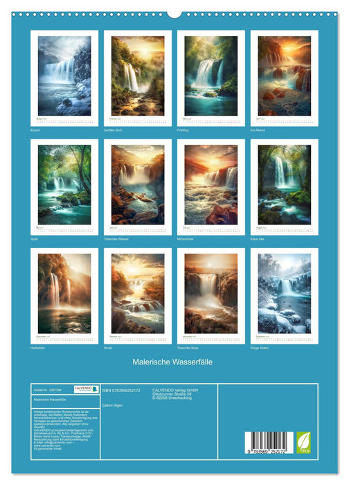 Malerische Wasserfälle (CALVENDO Premium Wandkalender 2027)