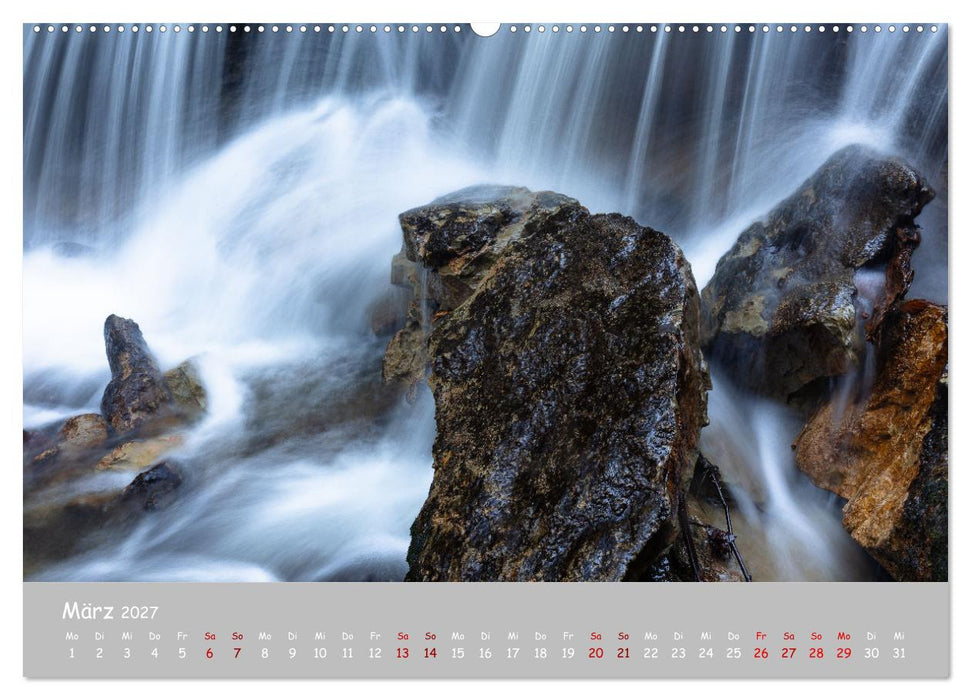 Waldbäche - Im Wandel der Jahreszeiten (CALVENDO Premium Wandkalender 2027)