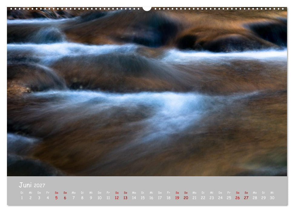 Waldbäche - Im Wandel der Jahreszeiten (CALVENDO Premium Wandkalender 2027)