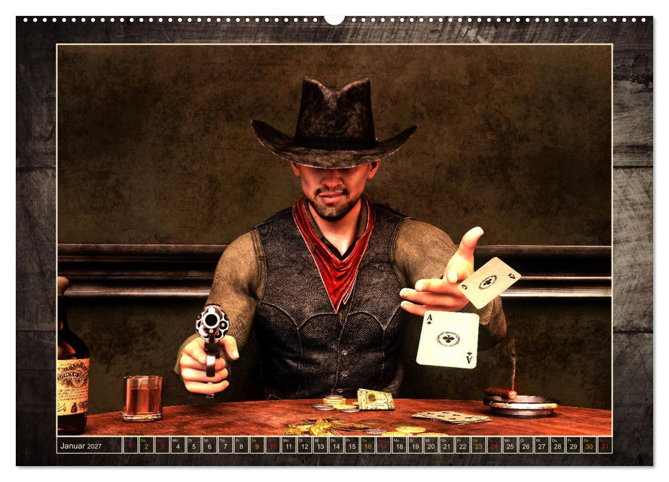 Wild West Outlaws (CALVENDO Premium Wandkalender 2027)