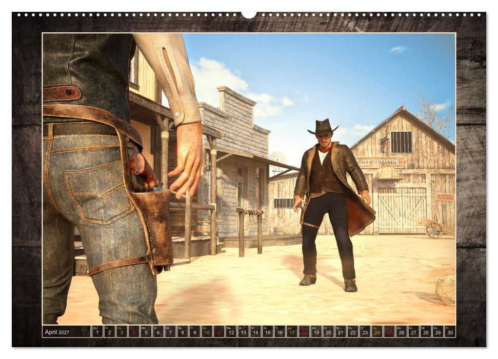 Wild West Outlaws (CALVENDO Premium Wandkalender 2027)
