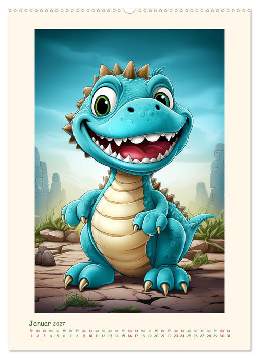 Happy Dinos (CALVENDO Wandkalender 2027)