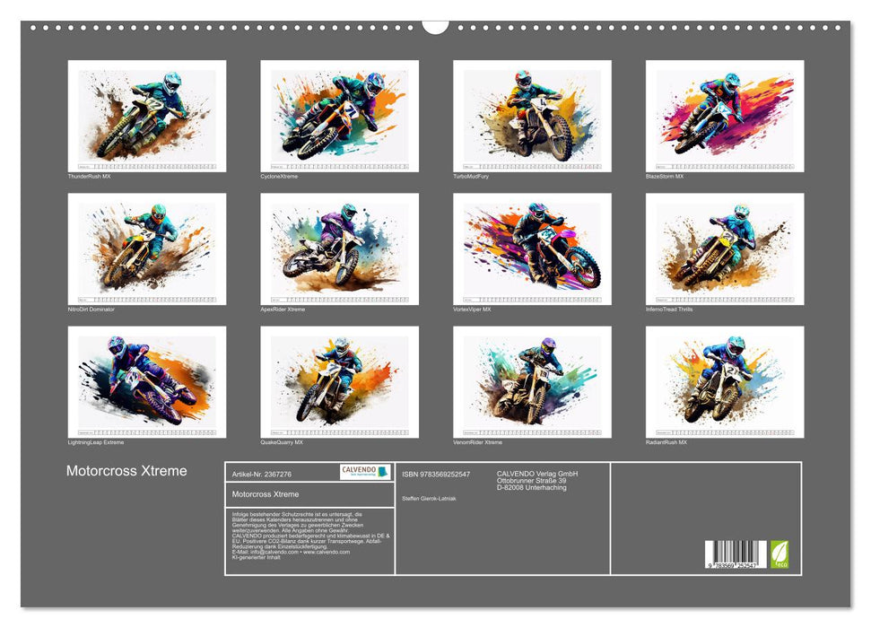 Motorcross Xtreme (CALVENDO Wandkalender 2027)