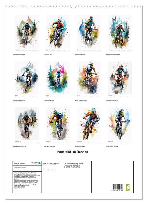 Mountainbike Rennen (CALVENDO Wandkalender 2027)