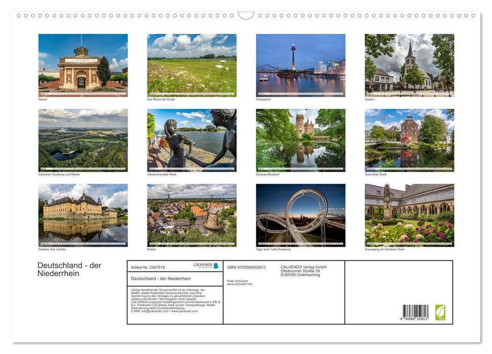 Deutschland - der Niederrhein (CALVENDO Wandkalender 2027)