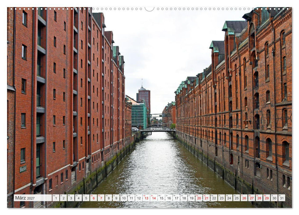 Hamburg mit Hafengeburtstag (CALVENDO Wandkalender 2027)