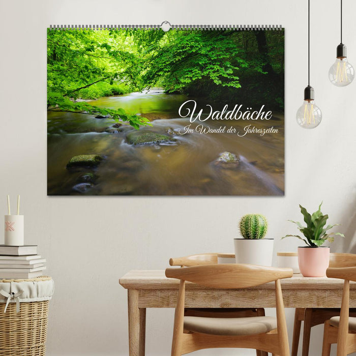 Waldbäche - Im Wandel der Jahreszeiten (CALVENDO Wandkalender 2027)