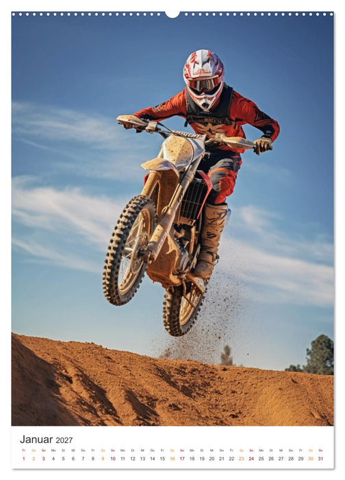 Motocross - Mit Leib und Seele dabei (CALVENDO Premium Wandkalender 2027)