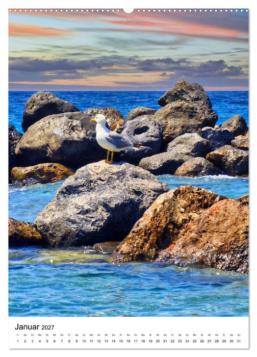 Kreta - Traumhafte Aussichten aufs Meer (CALVENDO Wandkalender 2027)
