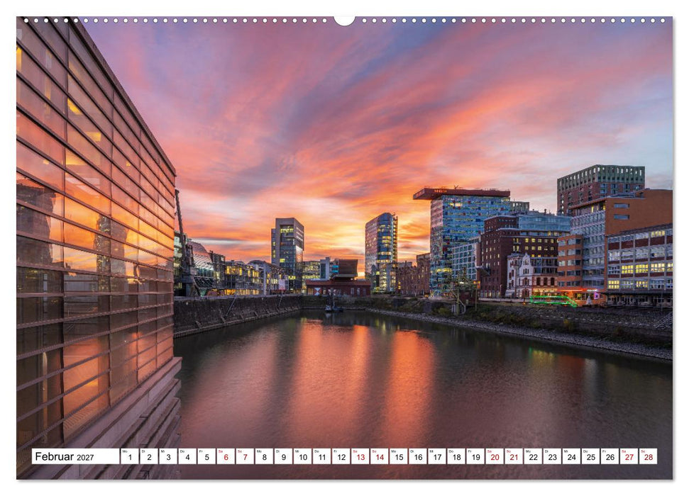 Urbane Impressionen. Düsseldorf - Moderne Stadt mit grünem Herz. (CALVENDO Wandkalender 2027)