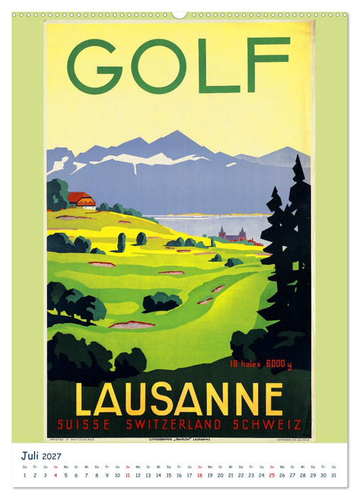 Schweizer Plakatkunst (CALVENDO Premium Wandkalender 2027)