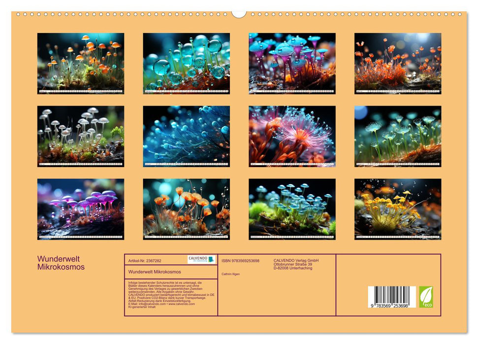 Wunderwelt Mikrokosmos (CALVENDO Premium Wandkalender 2027)