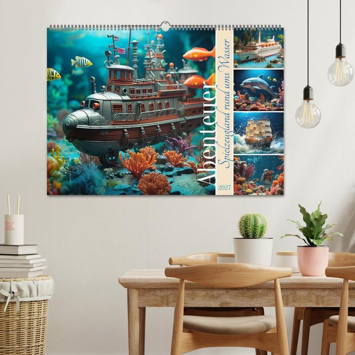 Abenteuer Spielzeugland rund ums Wasser (CALVENDO Wandkalender 2027)