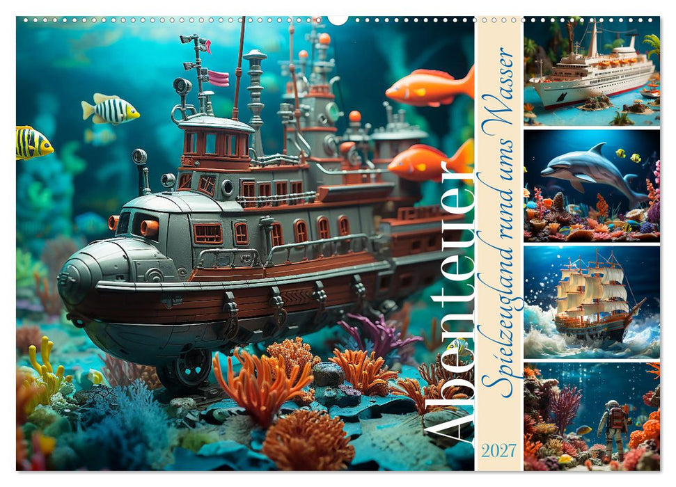 Abenteuer Spielzeugland rund ums Wasser (CALVENDO Wandkalender 2027)