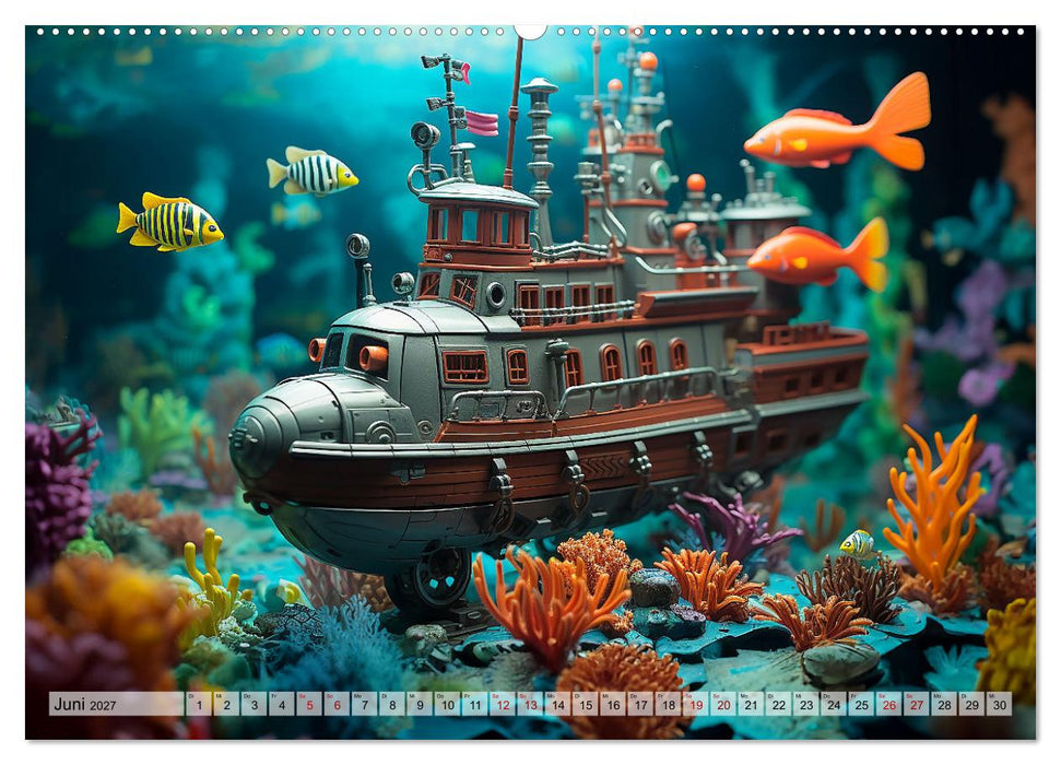 Abenteuer Spielzeugland rund ums Wasser (CALVENDO Wandkalender 2027)