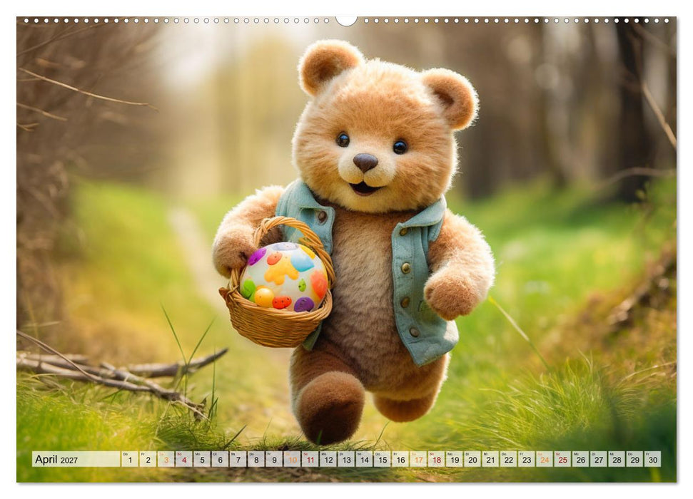 Teddybär und seine Abenteuer (CALVENDO Wandkalender 2027)