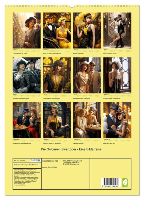 Die Goldenen Zwanziger - Eine Bilderreise (CALVENDO Premium Wandkalender 2027)