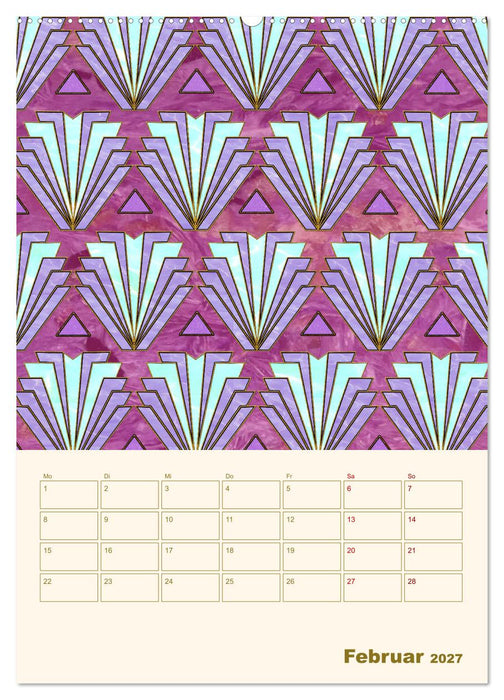 Art Deco Planer (CALVENDO Premium Wandkalender 2027)
