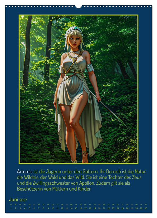 Olympische Götter (CALVENDO Premium Wandkalender 2027)