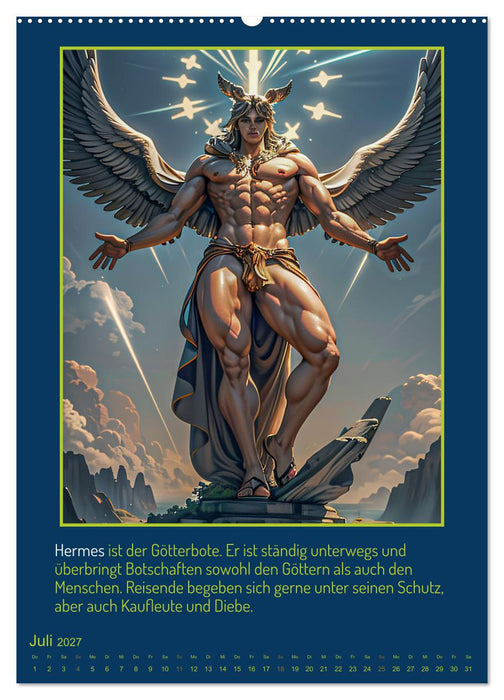 Olympische Götter (CALVENDO Premium Wandkalender 2027)