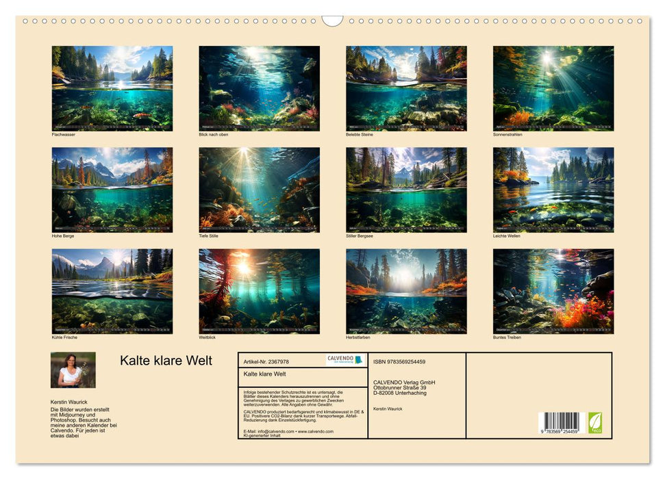 Kalte klare Welt (CALVENDO Wandkalender 2027)