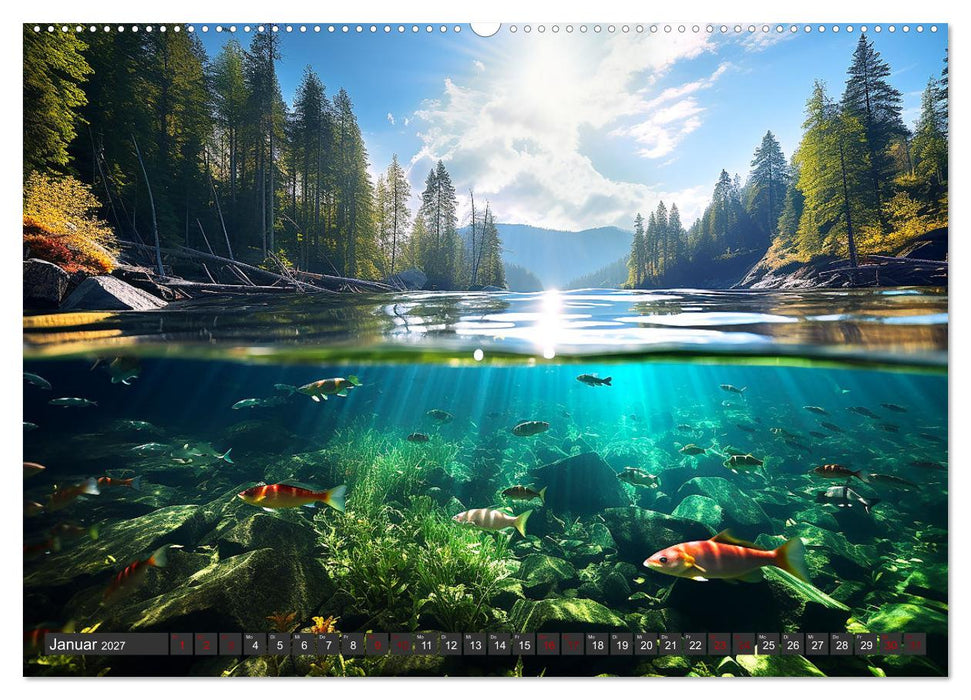 Kalte klare Welt (CALVENDO Wandkalender 2027)