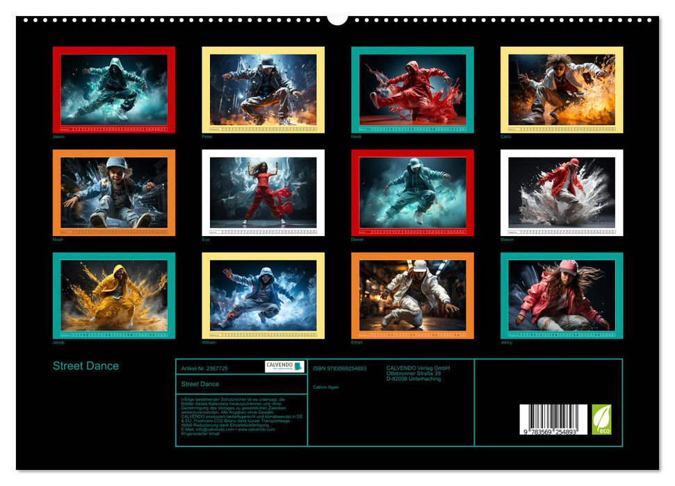 Street Dance (CALVENDO Premium Wandkalender 2027)