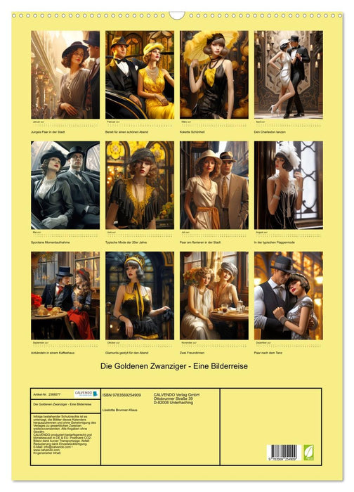 Die Goldenen Zwanziger - Eine Bilderreise (CALVENDO Wandkalender 2027)