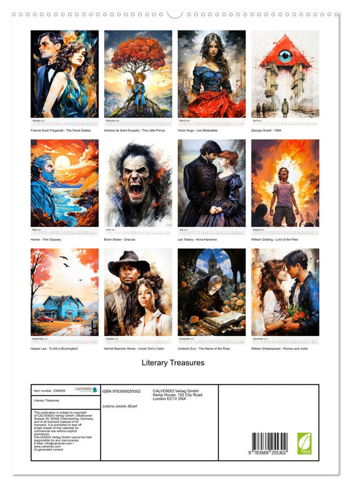 Literary Treasures (CALVENDO Premium-Calendar 2027)