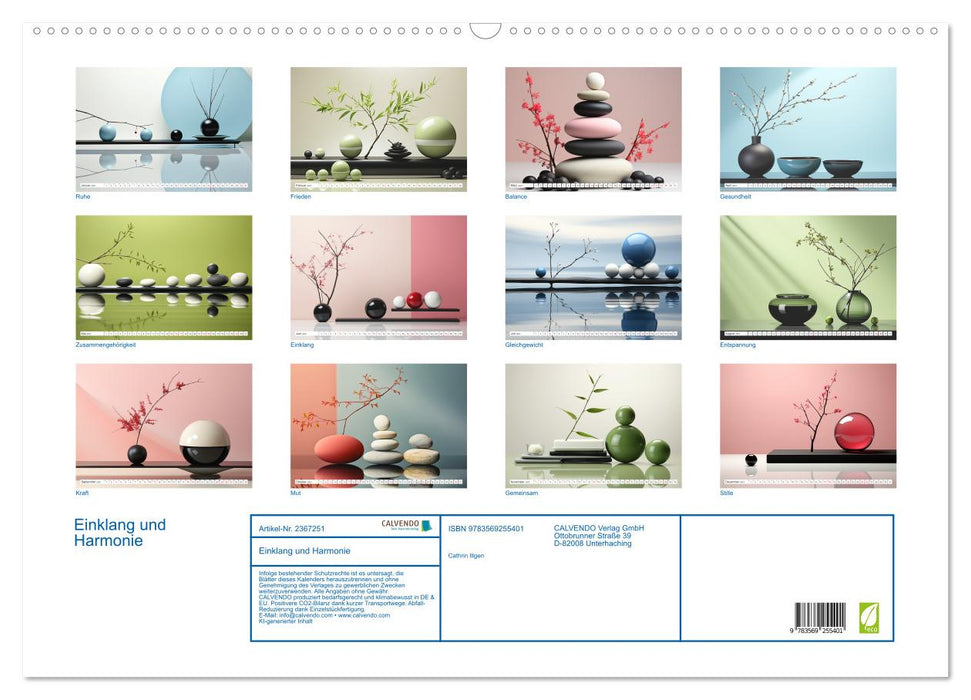 Einklang und Harmonie (CALVENDO Wandkalender 2027)