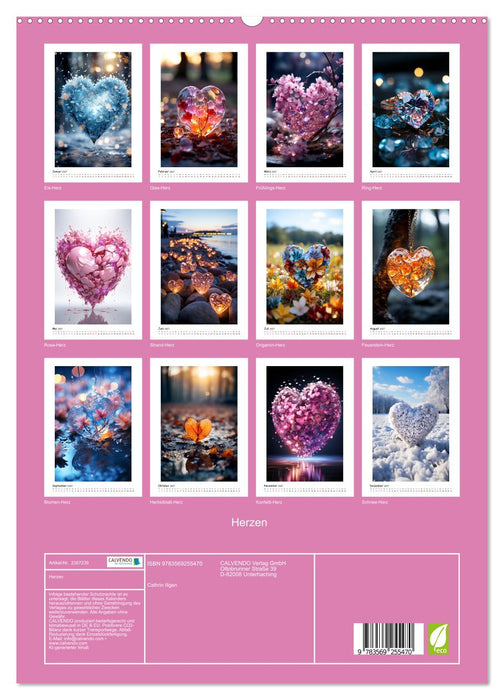 Herzen (CALVENDO Premium Wandkalender 2027)