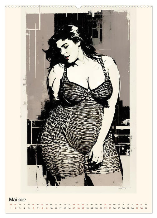 PlusSize Erotik (CALVENDO Wandkalender 2027)