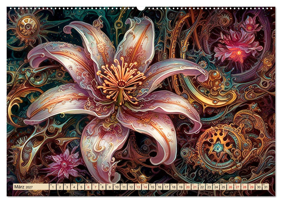 Floraler Steampunk (CALVENDO Wandkalender 2027)