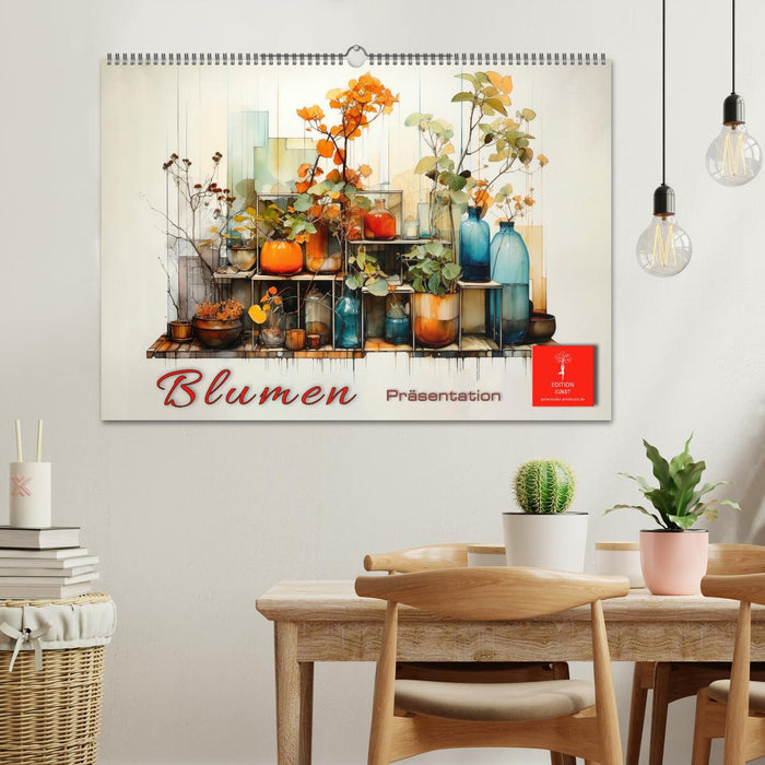 Blumen Präsentation (CALVENDO Wandkalender 2027)