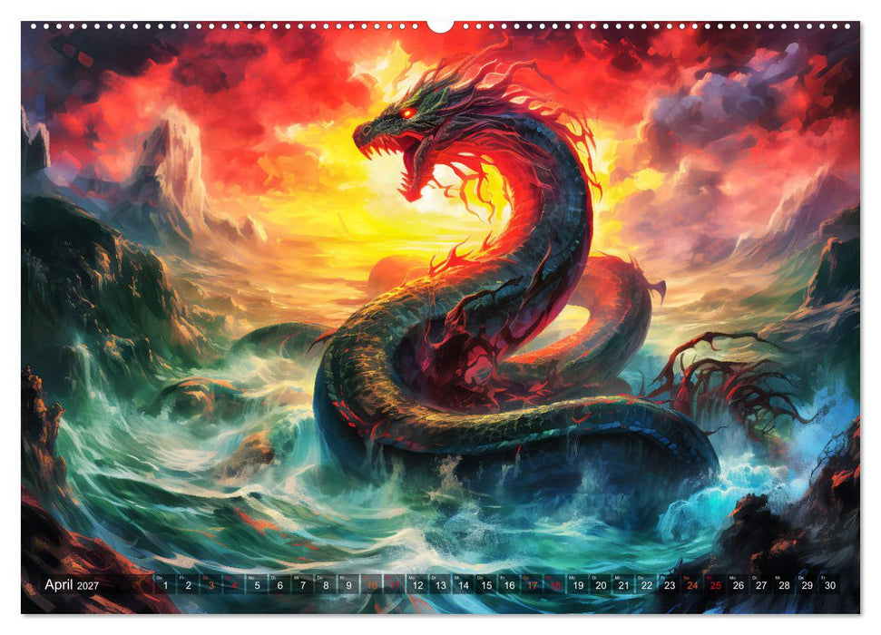 Götterdämmerung - Der Ragnarök in der nordischen Mythologie (CALVENDO Premium Wandkalender 2027)