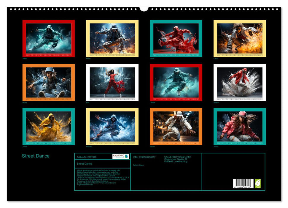Street Dance (CALVENDO Wandkalender 2027)