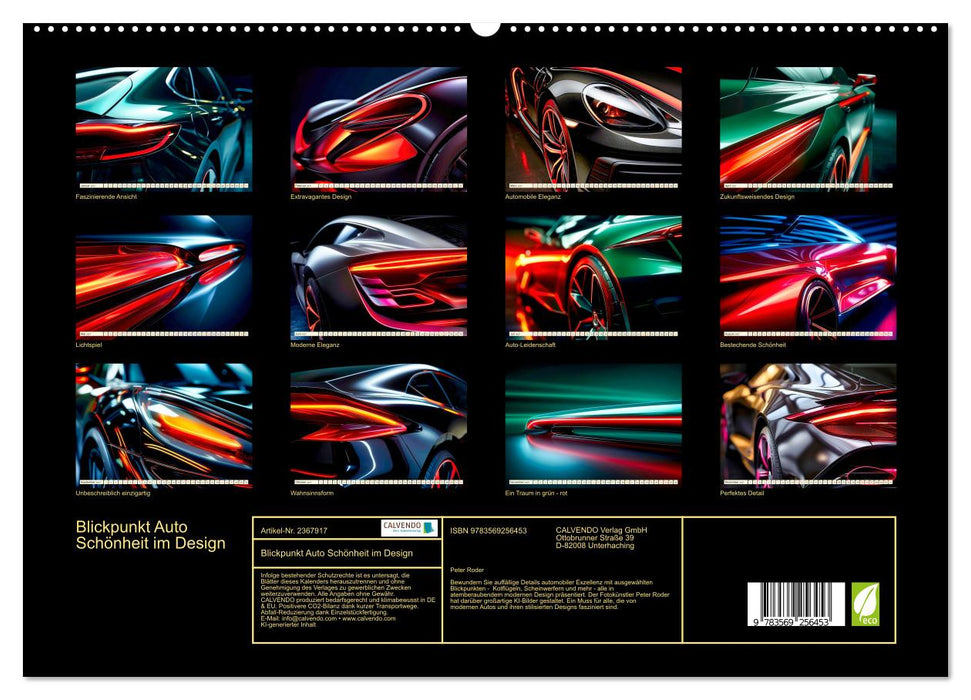 Blickpunkt Auto Schönheit im Design (CALVENDO Premium Wandkalender 2027)
